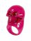 Anello rosa con teschio halloween