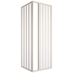 BOX DOCCIA DUE 2 LATI SOFFIETTO RIDUCIBILE LORIS LUX Cabina PVC 80 x 120 cm en oferta