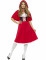 Costume da principessa del bosco rossa per donna