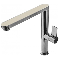 Miscelatore Monocomando con canna girevole cromata Materia 21x26 cm Keratek Plus Champagne 95 características