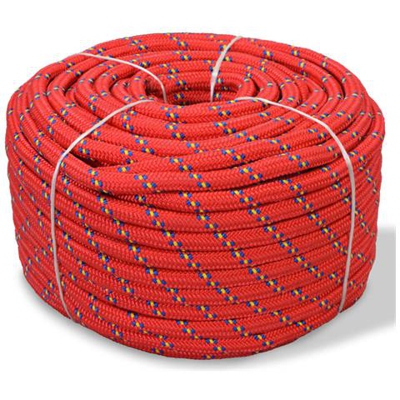 Corda Nautica In Polipropilene 16 Mm 250 M Rosso