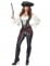 Costume da pirata in grigio donna en oferta