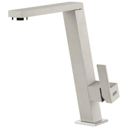 Miscelatore Monocomando con Canna Girevole Inclinata Blade in Tortora en oferta