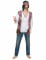 Costume da Hippie con fascia per uomo precio