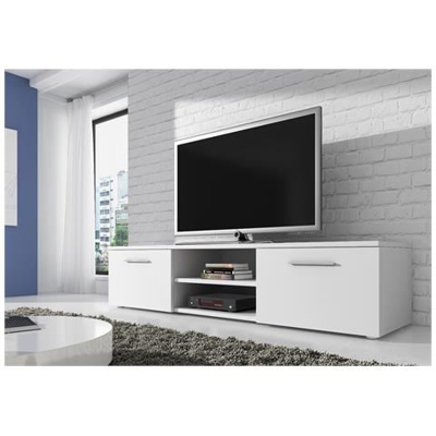 Mobile Da Soggiorno Mobile Tv Porta ''vegas'' - 150 Cm - Bianco Opaco