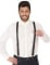 Bretelle nere in similpelle adulto precio