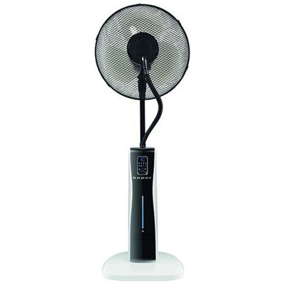 Ventilatore A Piantana Nebulizzatore Pannello Touch Con Telecomando Estate
