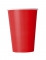 10 bicchieri rossi in cartone 355 ml