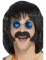 Kit hippie con baffi e basette per uomo