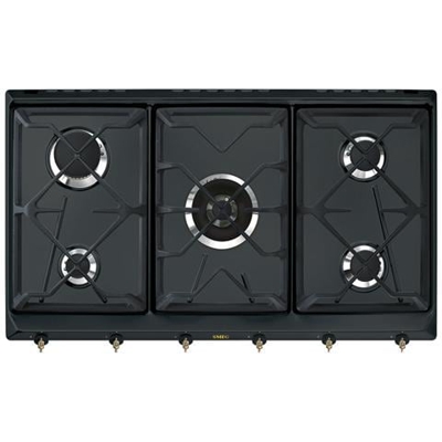 Piano Cottura SRV896AOGH a Gas 5 Fuochi Gas Colore Antracite