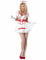 Costume infermiera sexy con zip donna precio