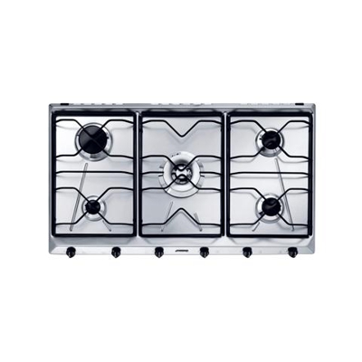 Piano Cottura SRV596-5 a Gas 5 Fuochi Gas Colore Inox