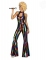 Costume disco rainbow tuta donna