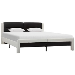 Giroletto Bianco E Nero In Similpelle 140x200 Cm en oferta
