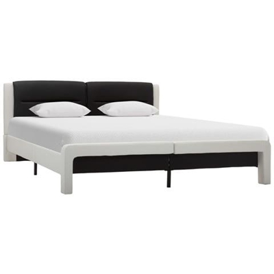 Giroletto Bianco E Nero In Similpelle 140x200 Cm