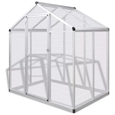Voliera Da Giardino In Alluminio 188x122x194 Cm