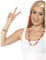 Braccialetto e collana hippie colorati adulta características