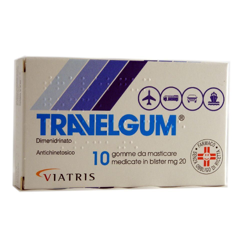 TRAVELGUM 20 mg Gomme da masticare medicate precio