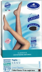 SAUBER CLASSICO COLLANT 70 DENARI MAGLIA LISCIA CIOCCOLATO 2 precio