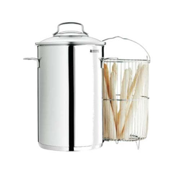 Pentola cuoci asparagi e verdure aspargera inox 18/10 precio