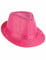 Cappello borsalino paillettato rosa fluo adulto precio