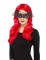 Maschera da pipistrello in metallo per donna