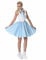 Costume anni 50 celeste a pois donna