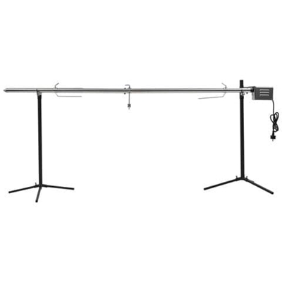 Griglia Barbecue Automatica Con Motore In Acciaio 207x45x81cm