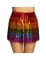 Gonna con paillettes arcobaleno per donna en oferta