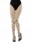 Calze color carne con ragni neri per donna Halloween
