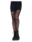 Calze a rete con tessuto strappato donna