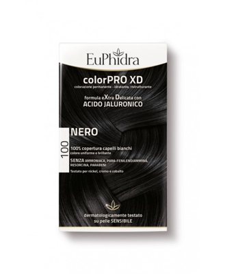 EuPhidra Colorpro XD Tintura Extra Delicata Colore 100 Nero