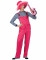 Costume tuta rosa fluo adulto