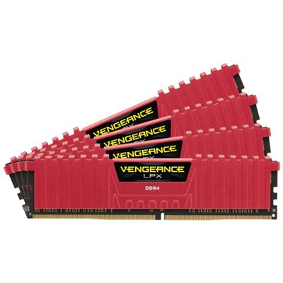 Memoria Dimm Vengeance LPX 64 GB (4 x 16 GB) DDR4 2133 MHz Unbuffered CL13 Dissipatore Rosso