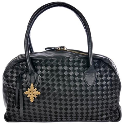 Ethcrafted Sheba Woven Borsa A Mano - Nero