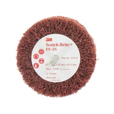 Scotch-brite Pennello Ff-zs Grossolana Diametro Di 75 Mm X 10