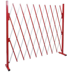 Recinto Traliccio A Fisarmonica Estensibile Hwc-b34 Alluminio Rosso ~ Altezza 153cm, Larghezza 32-265cm en oferta