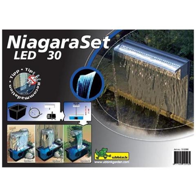 Cascate Niagara Set 30 Centimetri Con Pompa Led