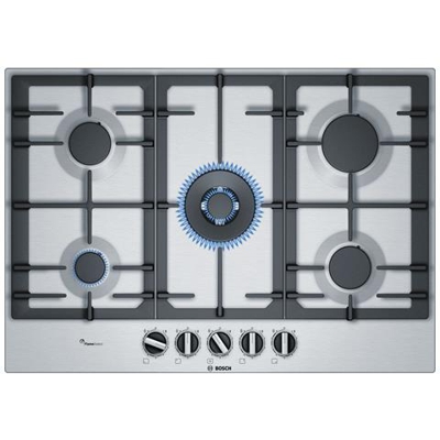 Piano Cottura PCQ7A5B90 Serie 6 a Gas 5 Fuochi Gas Colore Inox