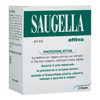 Saugella Attiva Salviettine Intime