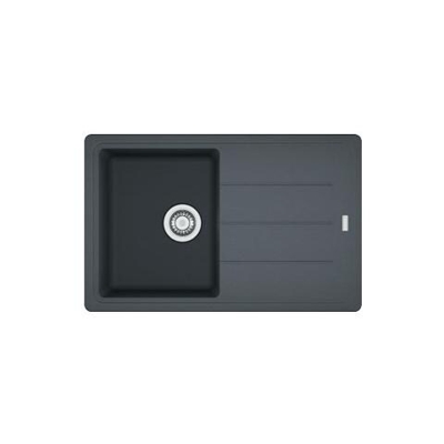 Lavello BFG61178GF 1 Vasca Gocciolatoio Reversibile Dimensioni 78 x 50 cm Colore Grafite Serie Boston