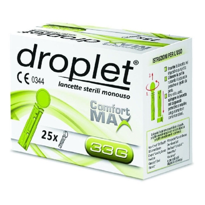 Droplet® Lancette Sterili Monouso 33G