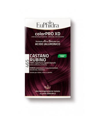 EuPhidra Colorpro XD Tintura Extra Delicata Colore 465 Castano Rubino