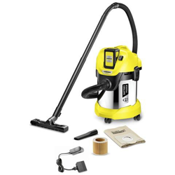 Aspiratore Solidi Liquidi WD 3 Battey Premium Set Capacità 17 L en oferta