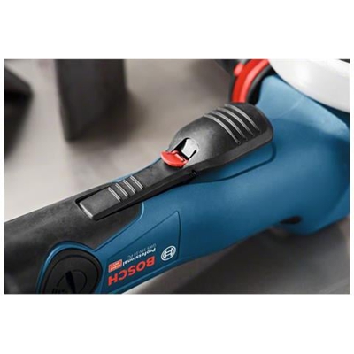 Professional 06019G3F0B - Smerigliatrice angolare GWS 18 V-10 PSC (senza batteria, 18 V, modulo Connectivity, diametro disco 125 mm, in scatola L) Click&Go Plus, 18 V