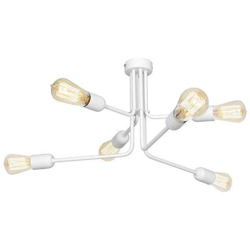 Lampada A Sospensione Scorpius White, Lampadario, Da Soffitto, Bianco In Metallo, 64 X 64 X 30 Cm, 6 X E27, 60w precio