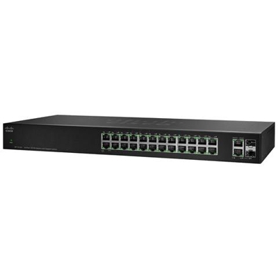 SF112-24 24-PORT 10/100 SWITCH WITH GIGABIT UPLINKS IN