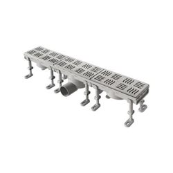 Canale Sifonato Con Griglia Inox 1 Chiusino Mm Lungh. 600 X Largh. 100 precio