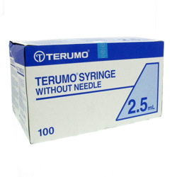 Terumo Disposable Syringe 2.5ml Without Needle Luer SS-02S precio
