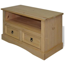 Mobile Porta Tv Legno Pino Messicano Corona Range 91x43x56 Cm precio
